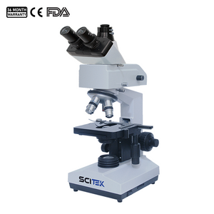 Microscopio de fluorescencia, cabezal trinocular deslizante