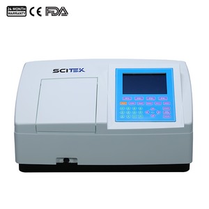 Espectrofotómetro UV VIS, ancho de banda 1,8 nm