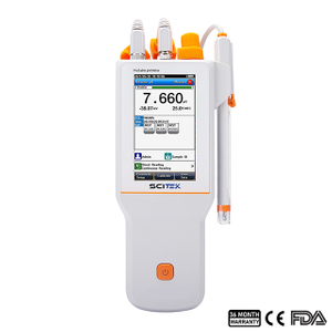 Medidor de pH portátil, calibración de 8 puntos