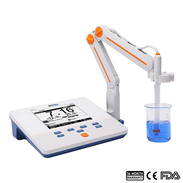 Medidor de pH con benchtop, 5 punto de calibración PH300F
