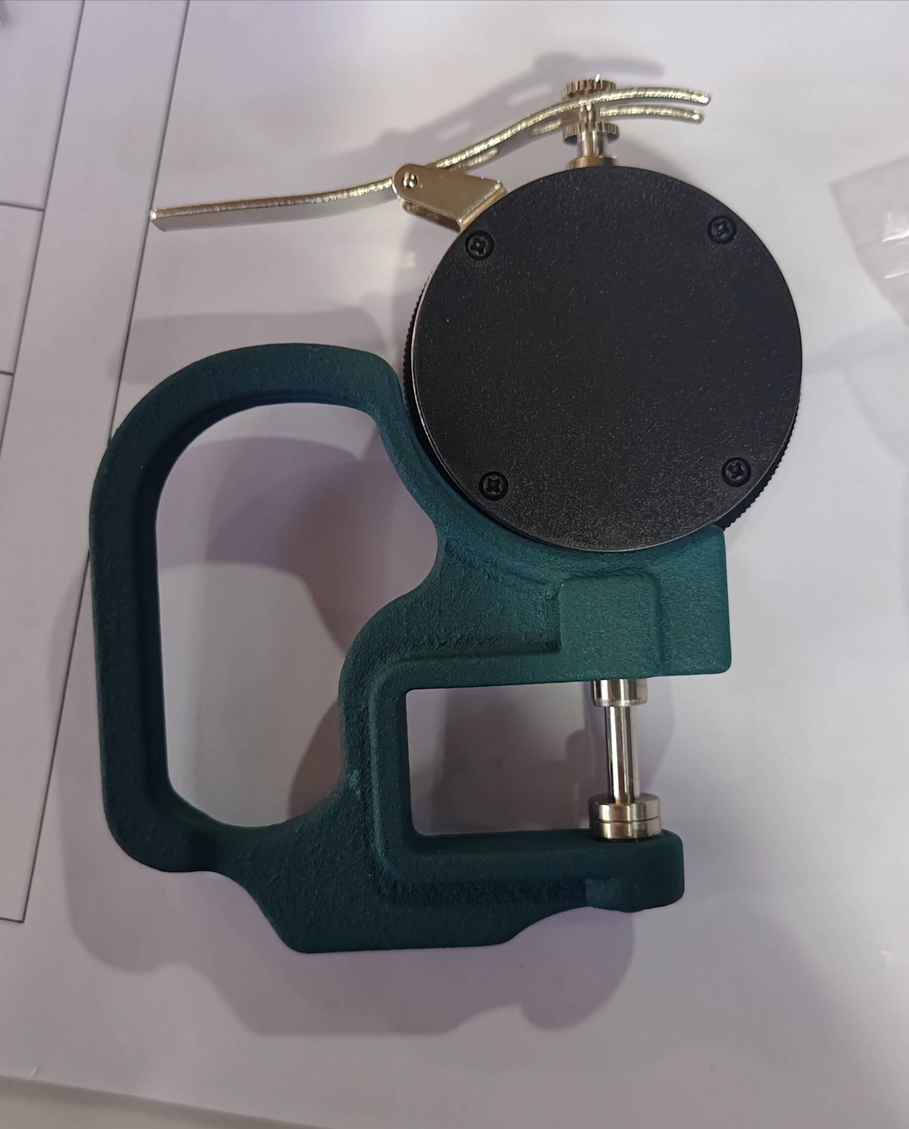 Medidor de espesor de la hoja