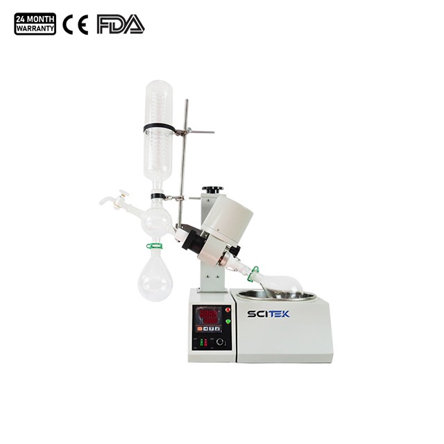 Evaporador rotatorio, con host inclinable