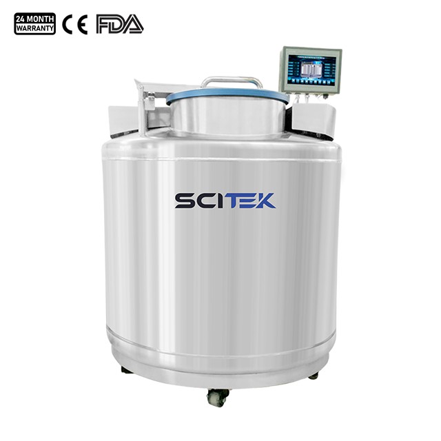 Tanque de nitrógeno líquido de criobiobank