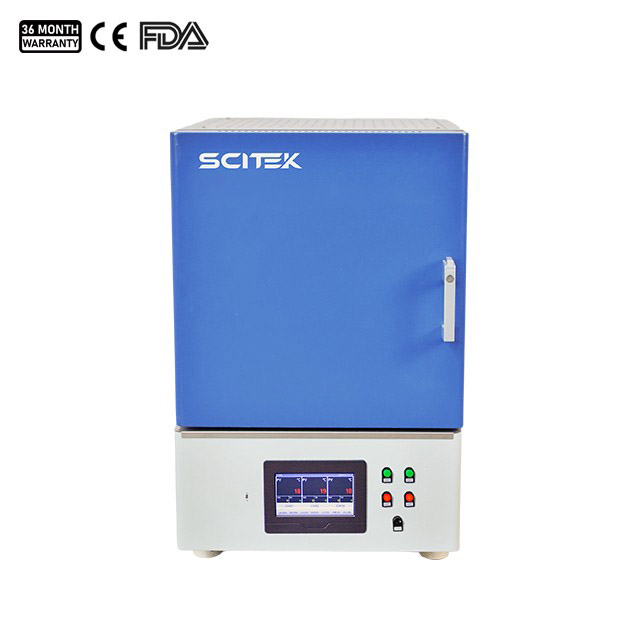 Horno de mufla de fibra cerámica, tipo caja 1200-1700 ℃