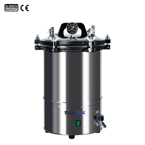 Autoclave Portátil 18/24L con Calefacción Eléctrica