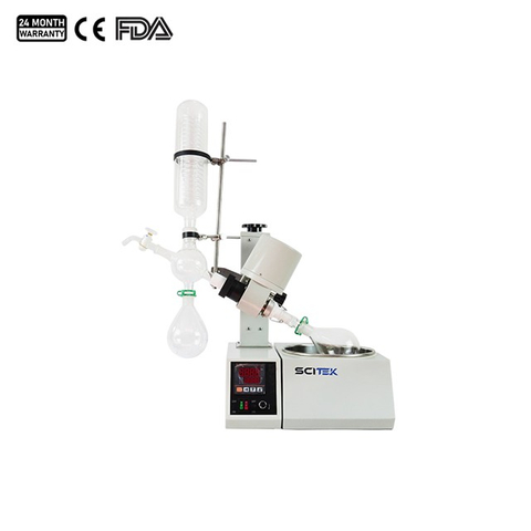 Evaporador rotatorio, con host inclinable