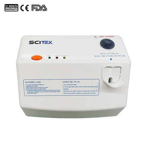 Trituradora de residuos médicos