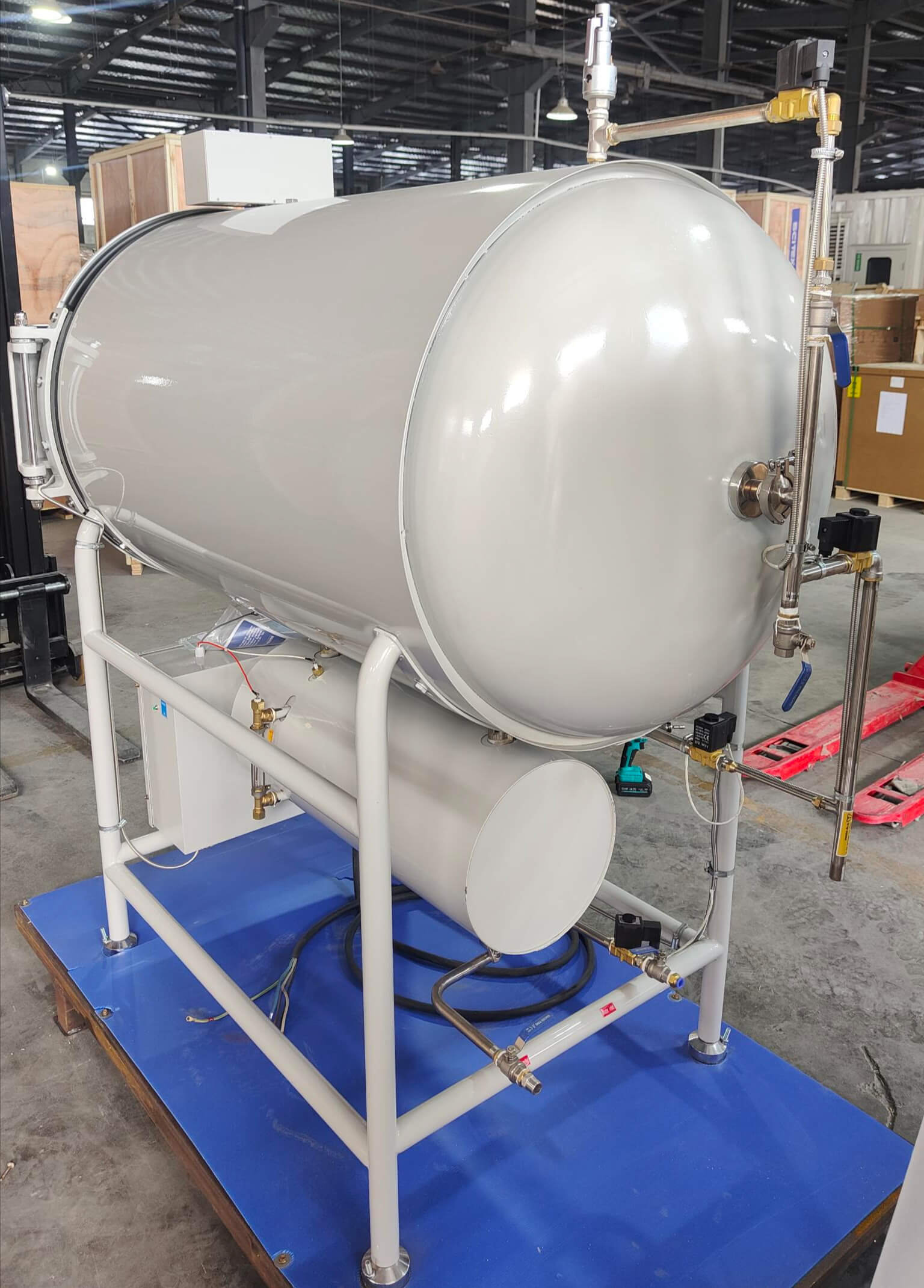 Esterilizador de vapor de presión horizontal