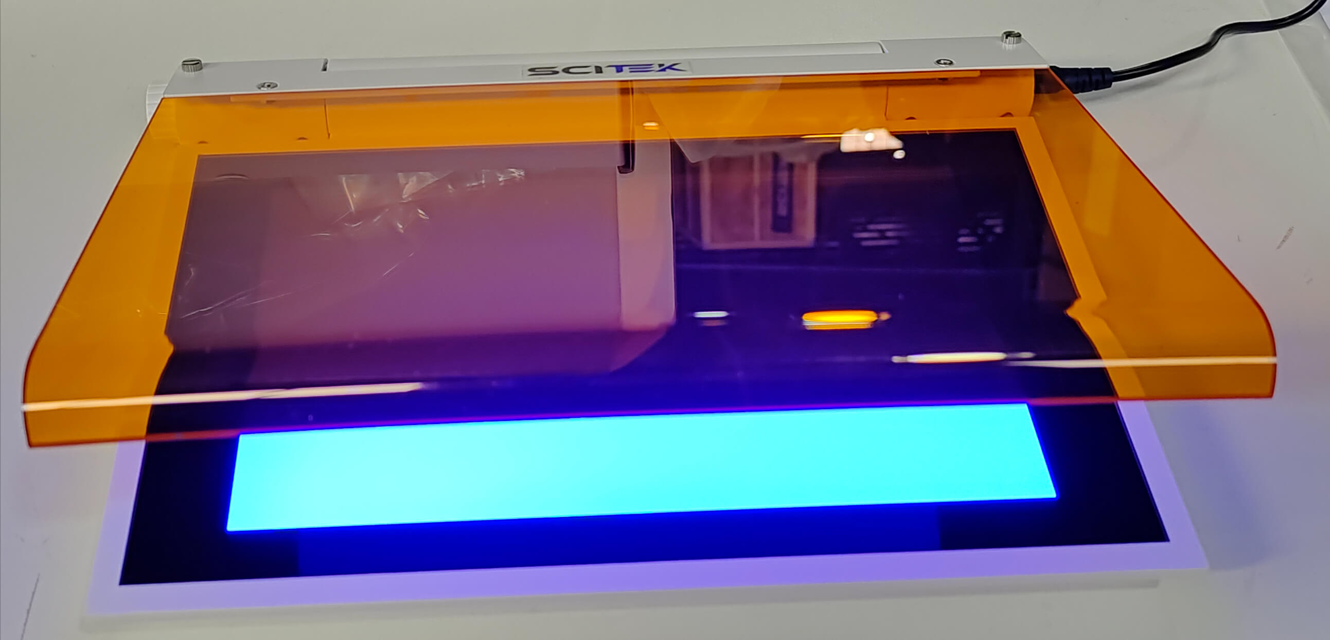 Transiluminador de luz azul 