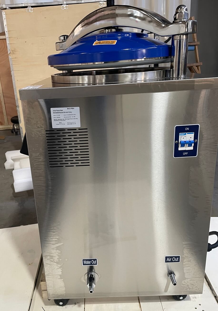 Esterilizador de vapor de presión vertical