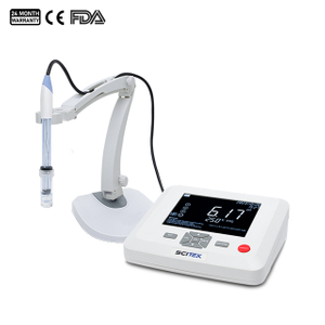 Medidor de conductividad de mesa, calibración automática