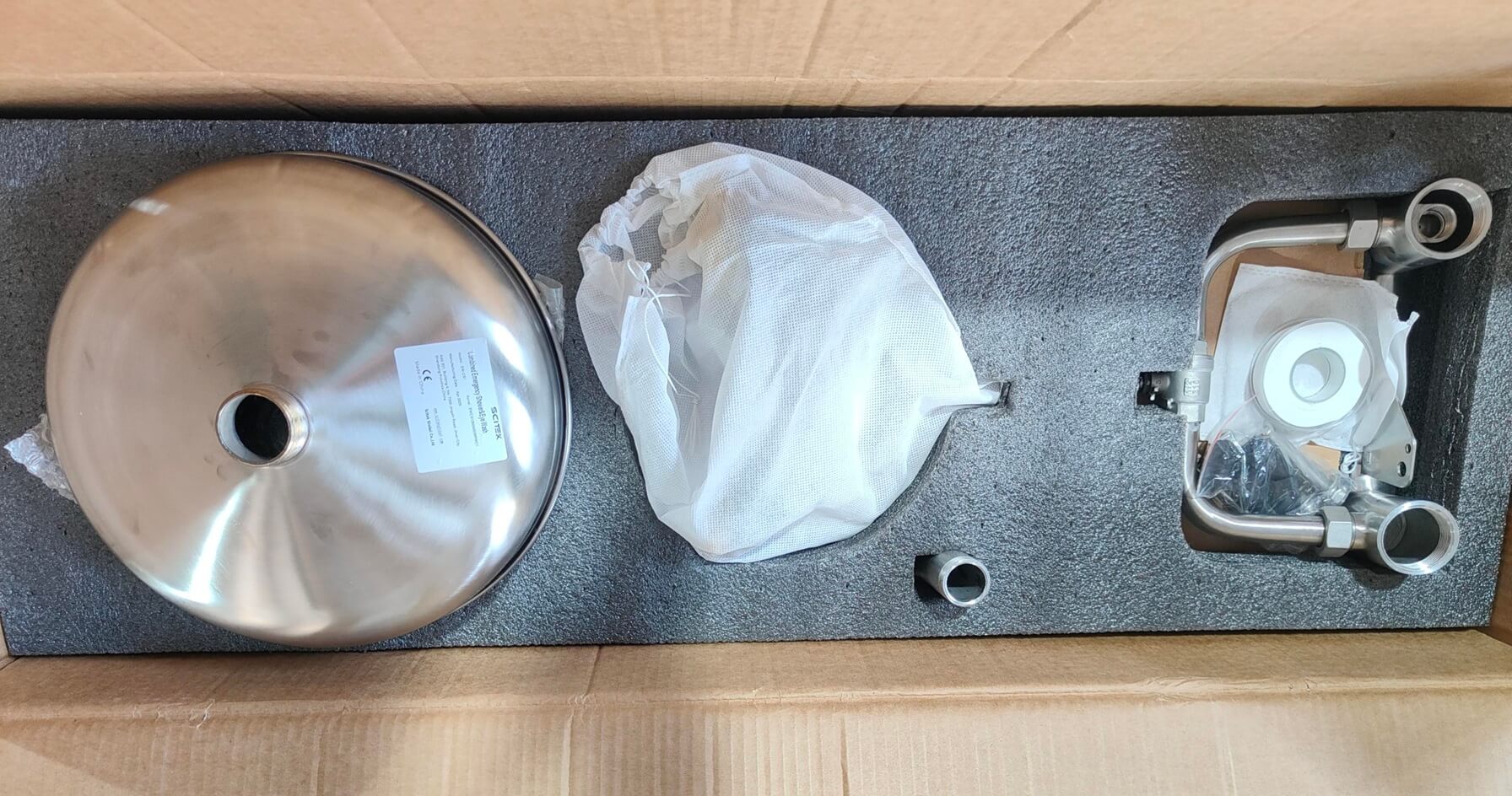Ducha de emergencia combinada y lavado de ojos