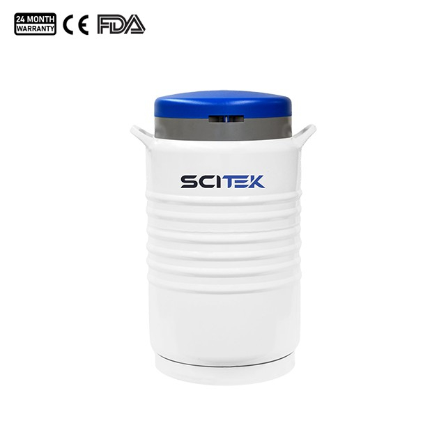 Tanque de nitrógeno líquido seco de carcasa