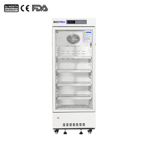 Refrigerador médico con puerta de vidrio y descongelación automática