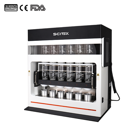 Extractor automático de Soxhlet, pantalla táctil