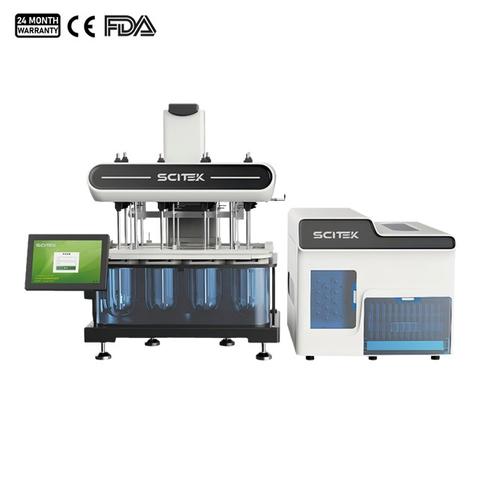 Sistema de recolección y muestreo de disolución completamente automático