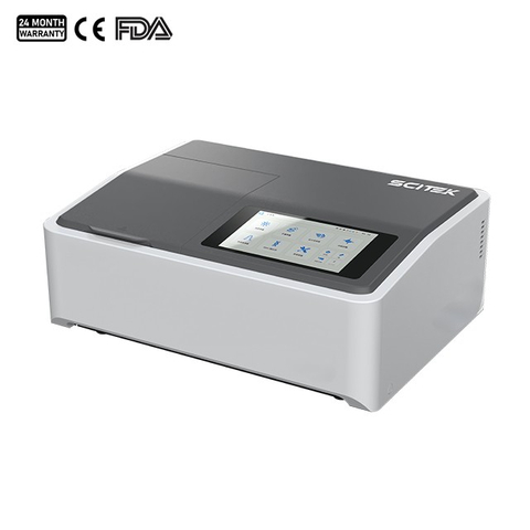 Espectrofotómetro UV-VIS, ancho de banda espectral 2 nm
