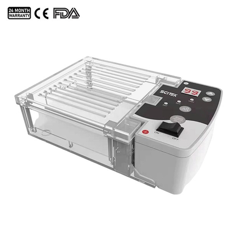 Sistema integrado de electroforesis horizontal