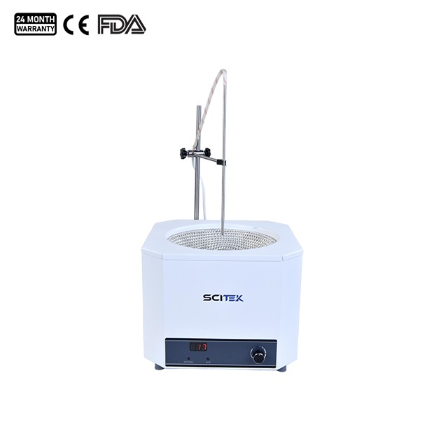 Manto calefactor electrónico, serie III