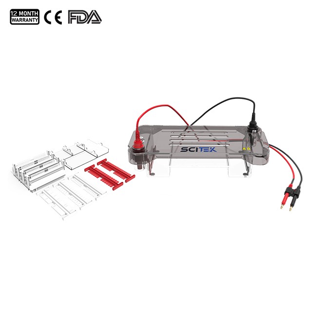 Tanque de electroforesis en gel horizontal