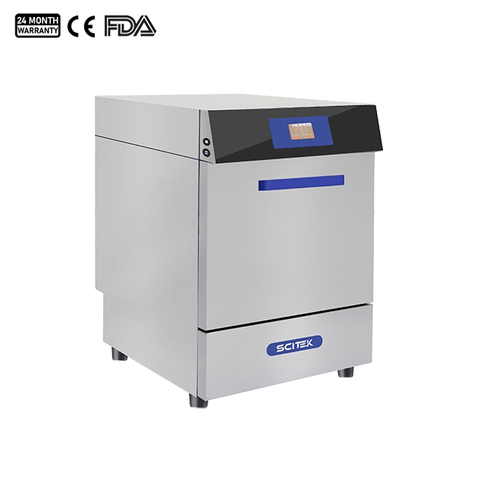 Arandela automática de cristalería sin secar