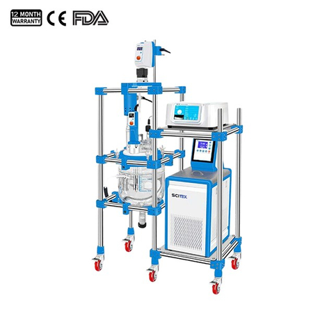 Reactor de vidrio ultrasónico