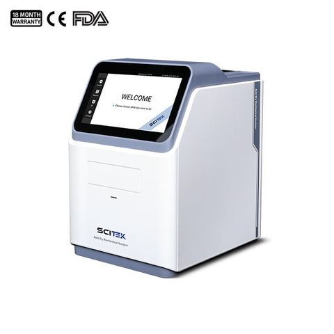 Analizador de química seca completamente automático (POCT)