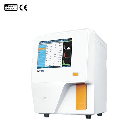 Analizador de hematología automatizado veterinario de 3 partes